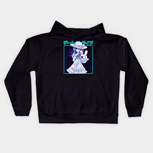 Graphic Art Miku A Live Romance Manga Kids Hoodie by Cierra Bauch